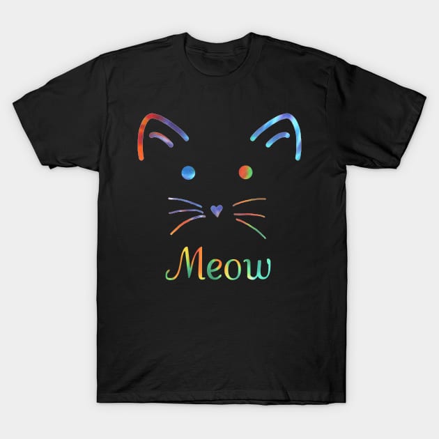 Meow T-Shirt by ARTWORKandBEYOND